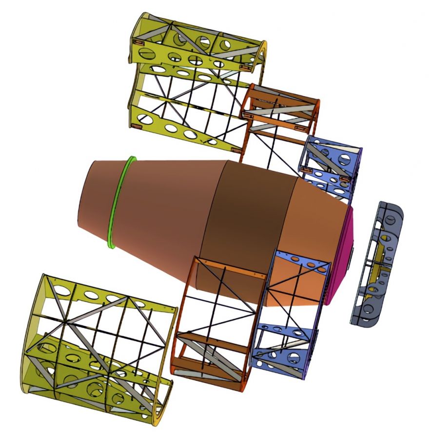 封頭胎膜、前錐胎膜、中節(jié)胎膜、后錐胎膜